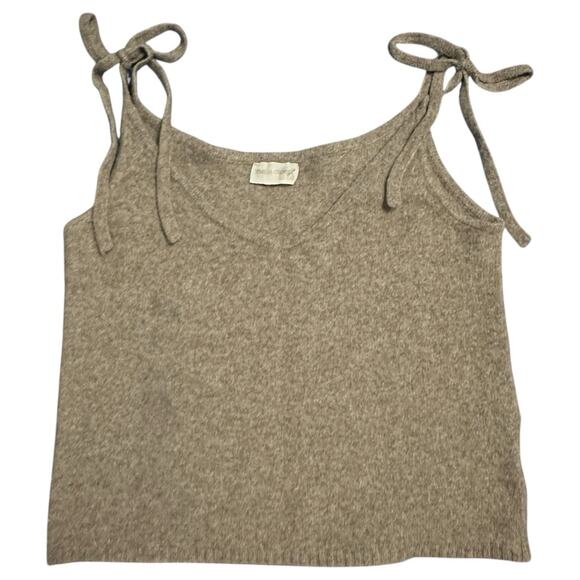 Emilia George Sera Brown Yak Merino Wool Maternity Sweater Cami Tank Size XL - Picture 2 of 5